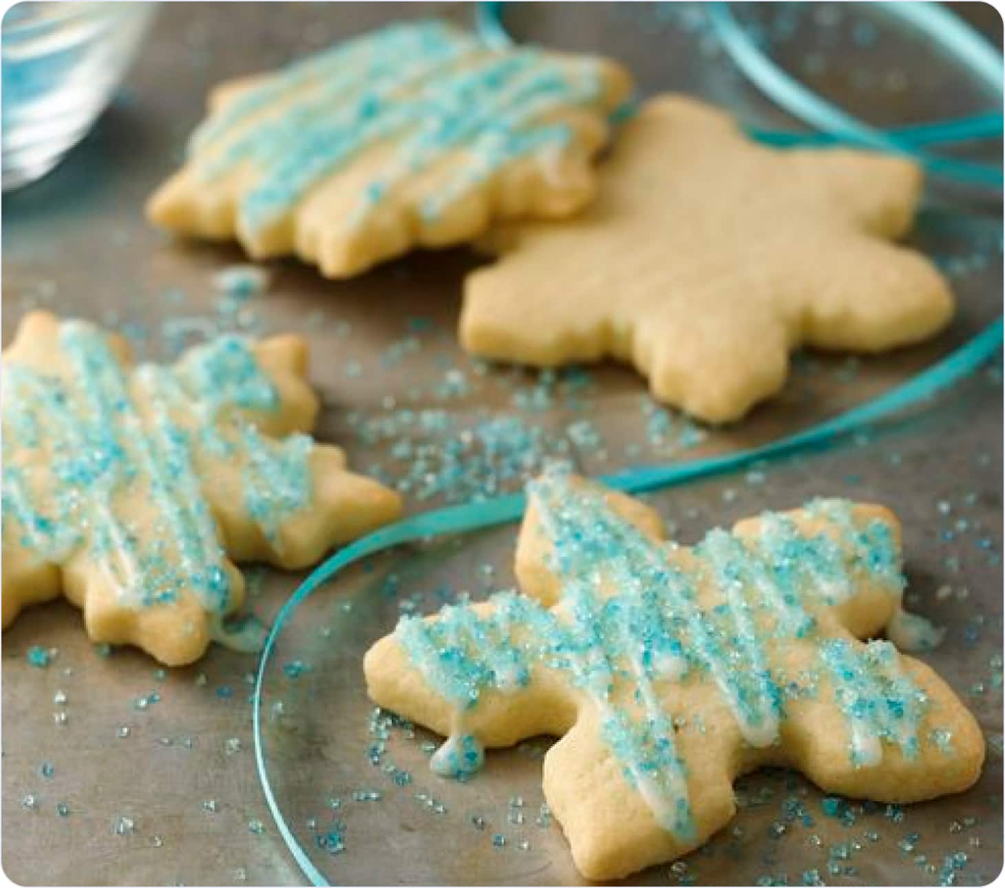 Gluten Free Christmas cookies in the shape of stars
