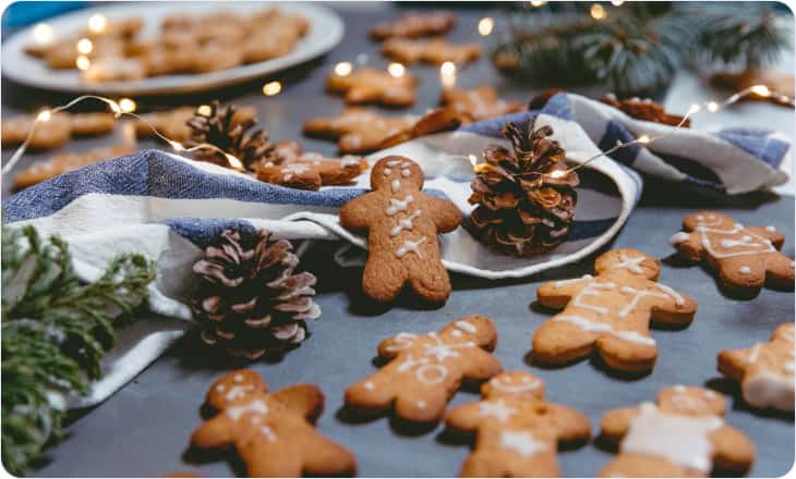 An easy recipe for Christmas gingerbread cookies