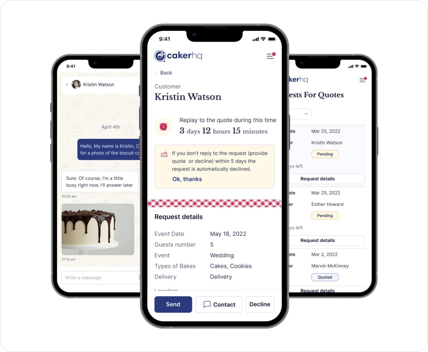 The implementation of quotes on CakerHQ