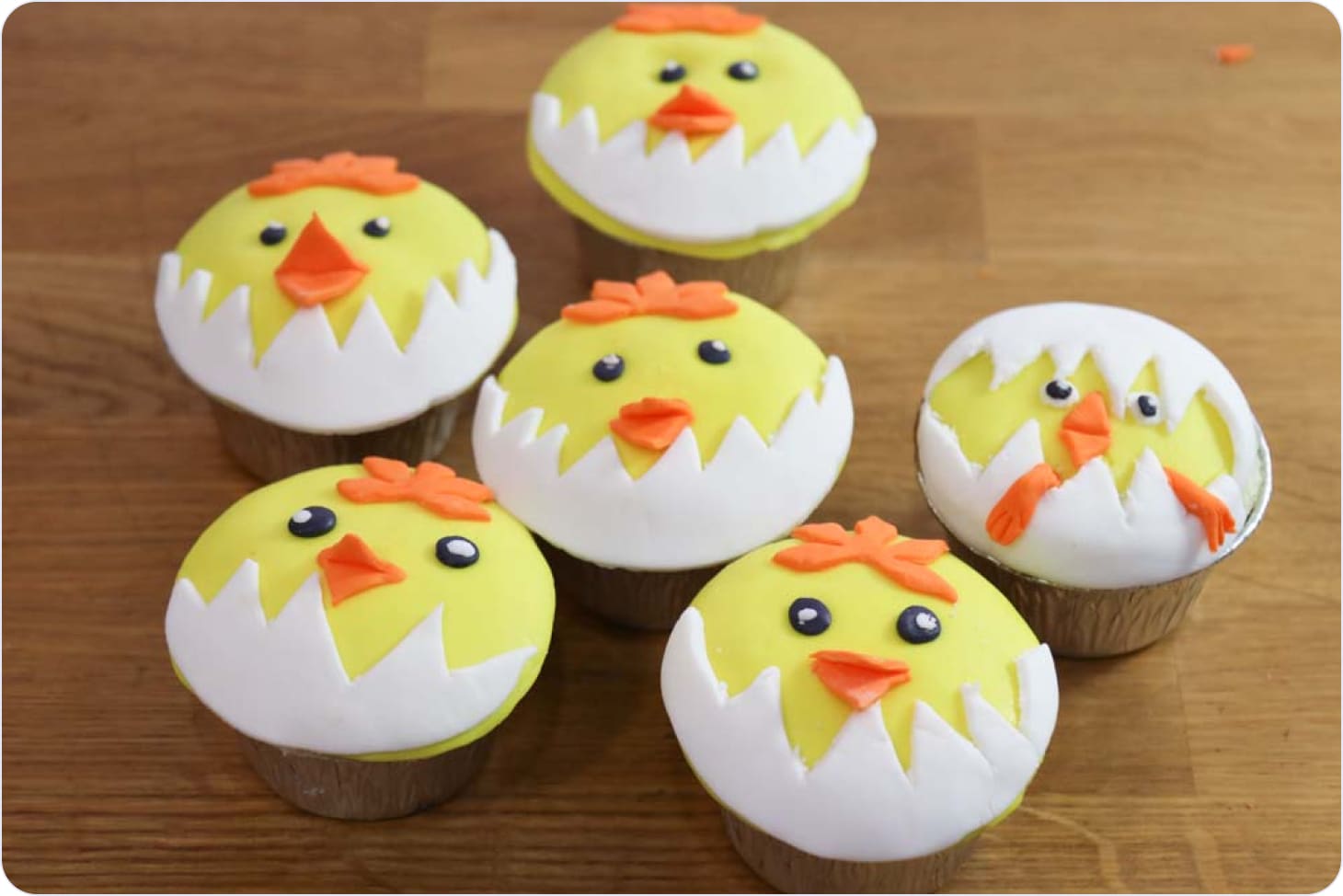 Chick cupcakes example