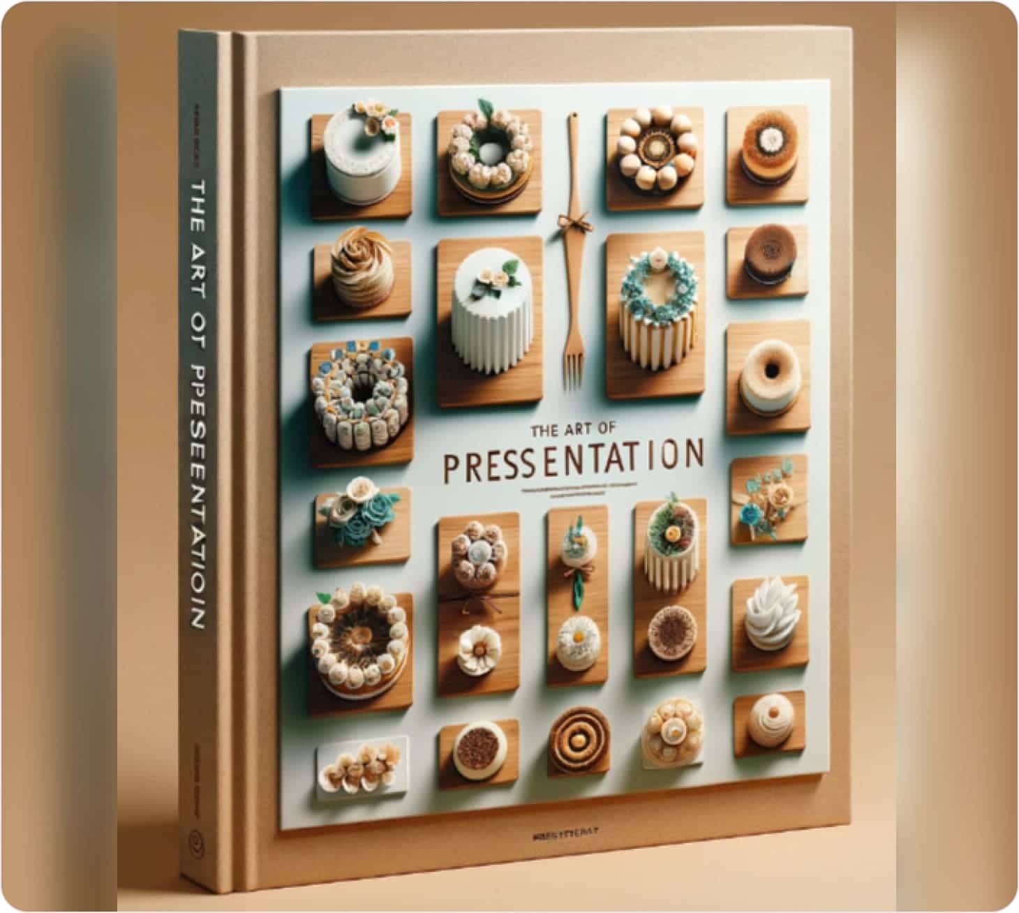 A book about cake presentation