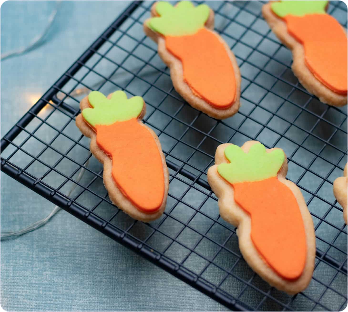 Example of carrot cookies